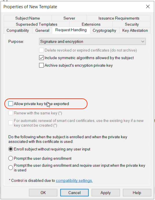 Windows Desktop MFA - AD CS configuration