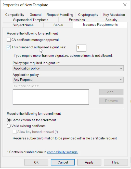 Windows Desktop MFA - AD CS configuration