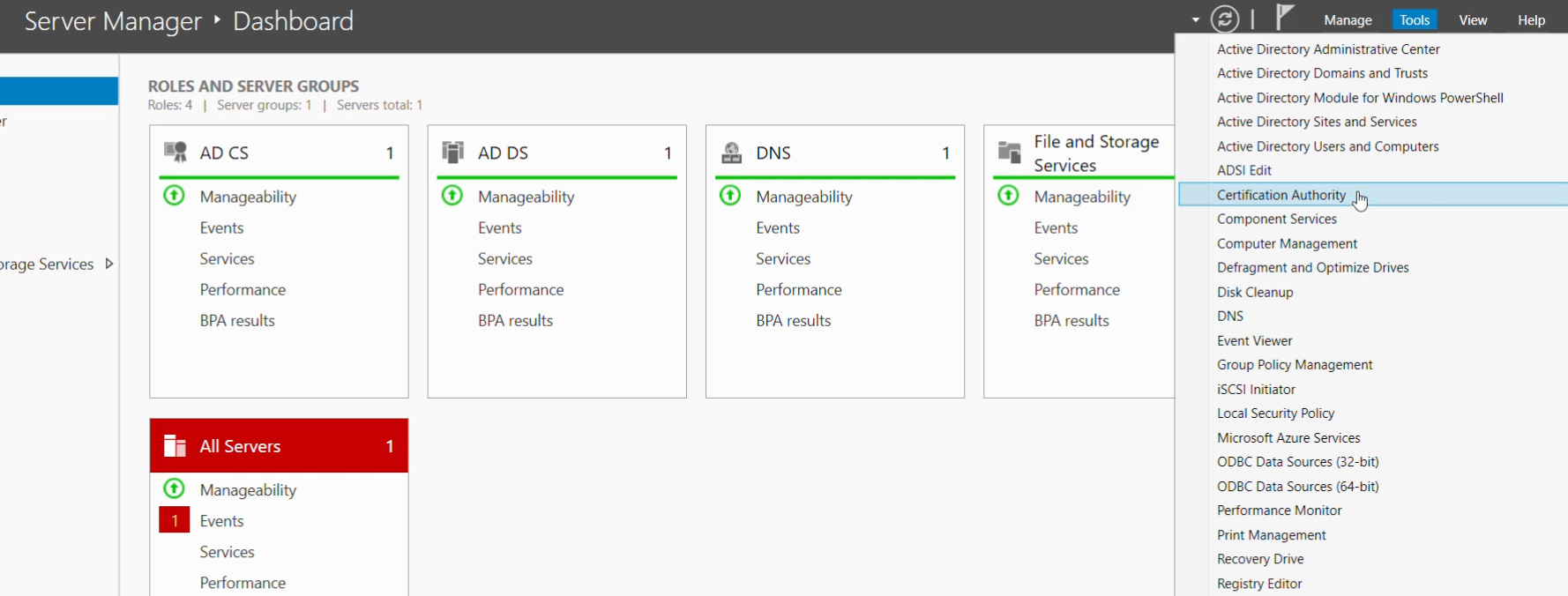 Windows Desktop MFA - AD CS configuration