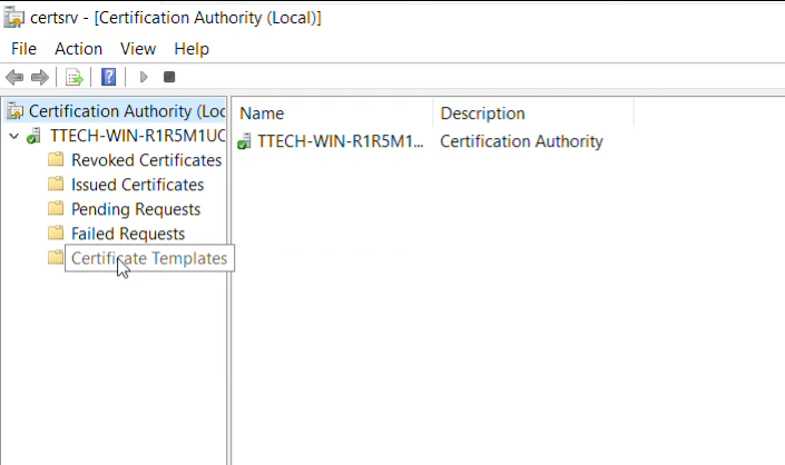 Windows Desktop MFA - AD CS configuration