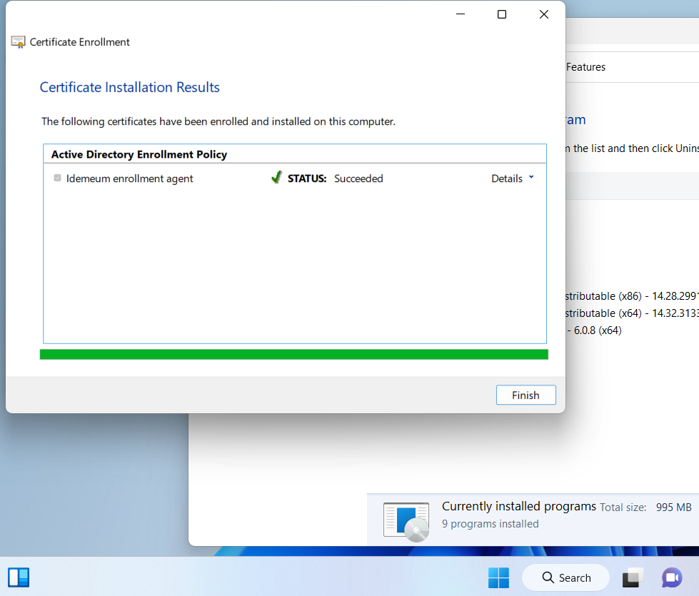 Windows Desktop MFA - Validate AD CS configuration